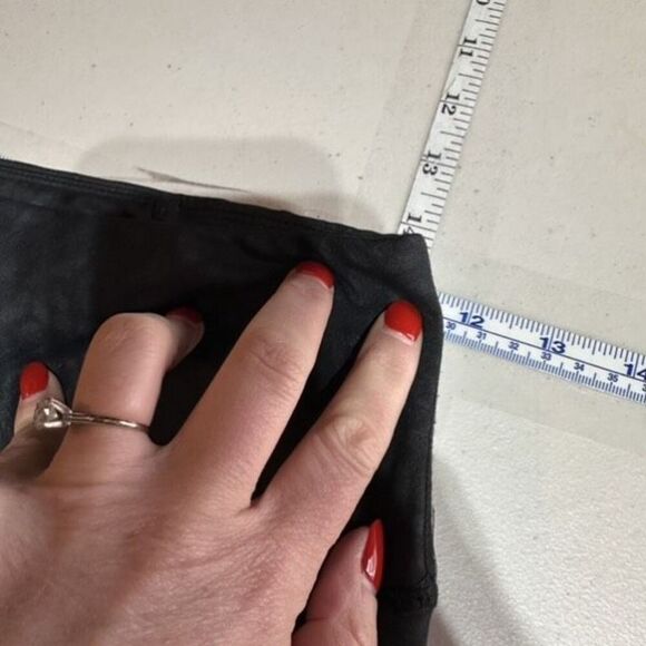 Anthropologie AllFelix Leopard Print Leggings Black Small 25” Active Running - Picture 4 of 14